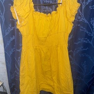 Shein mustard dress